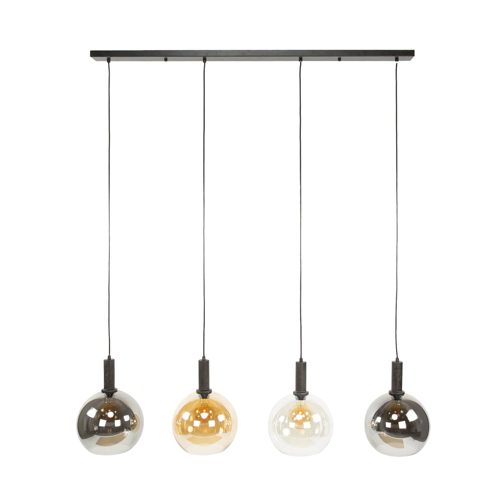 Hanglamp Sfera - Tricolore 4 lichts - Artic zwart