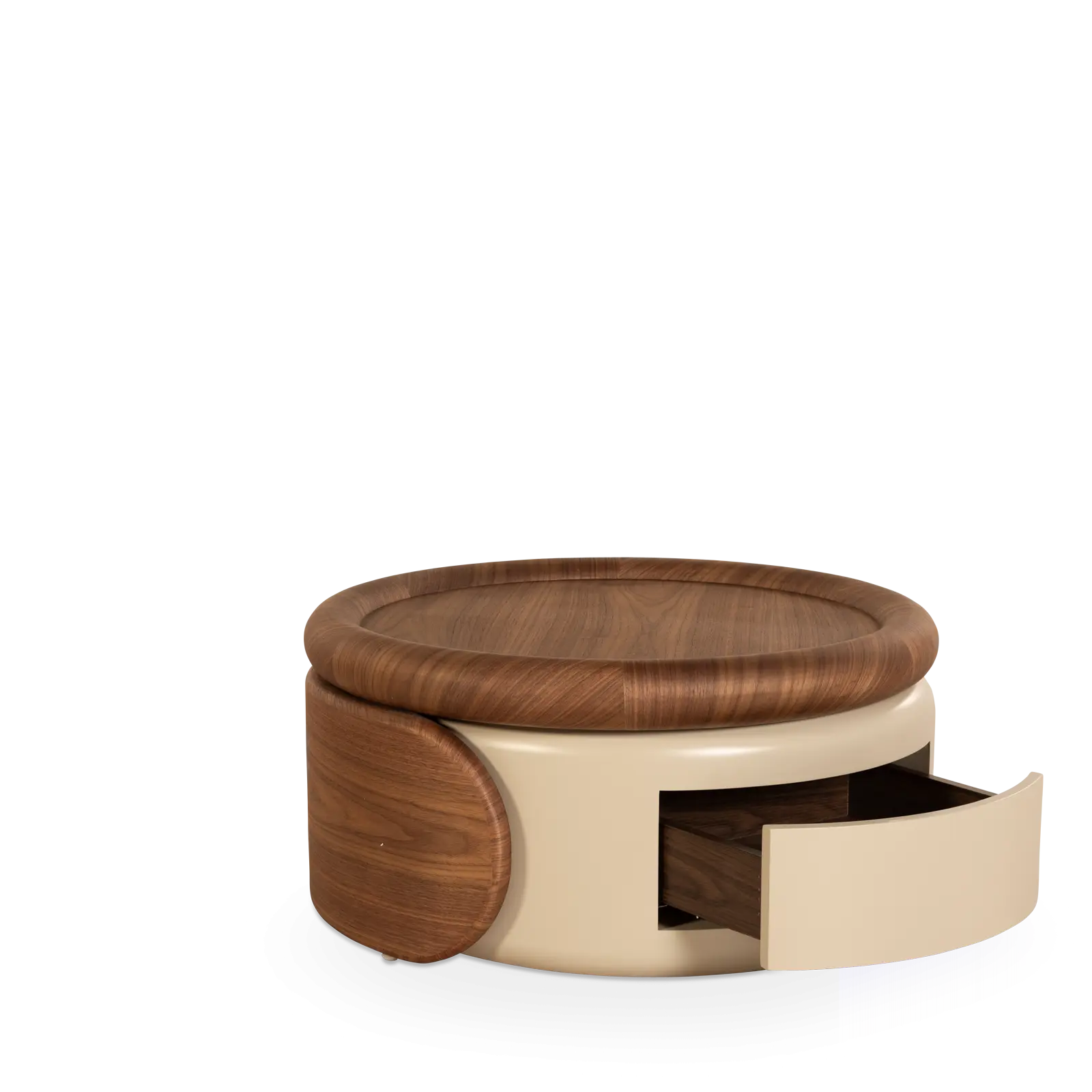 Salontafel Otello - Walnoot + Khaki