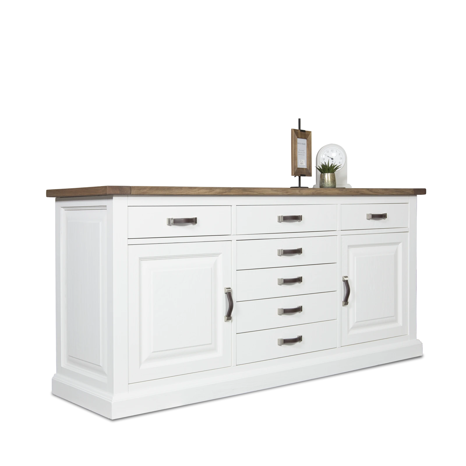 Dressoir (180cm) Silvercreek - Combi Verweerd/RAL9010