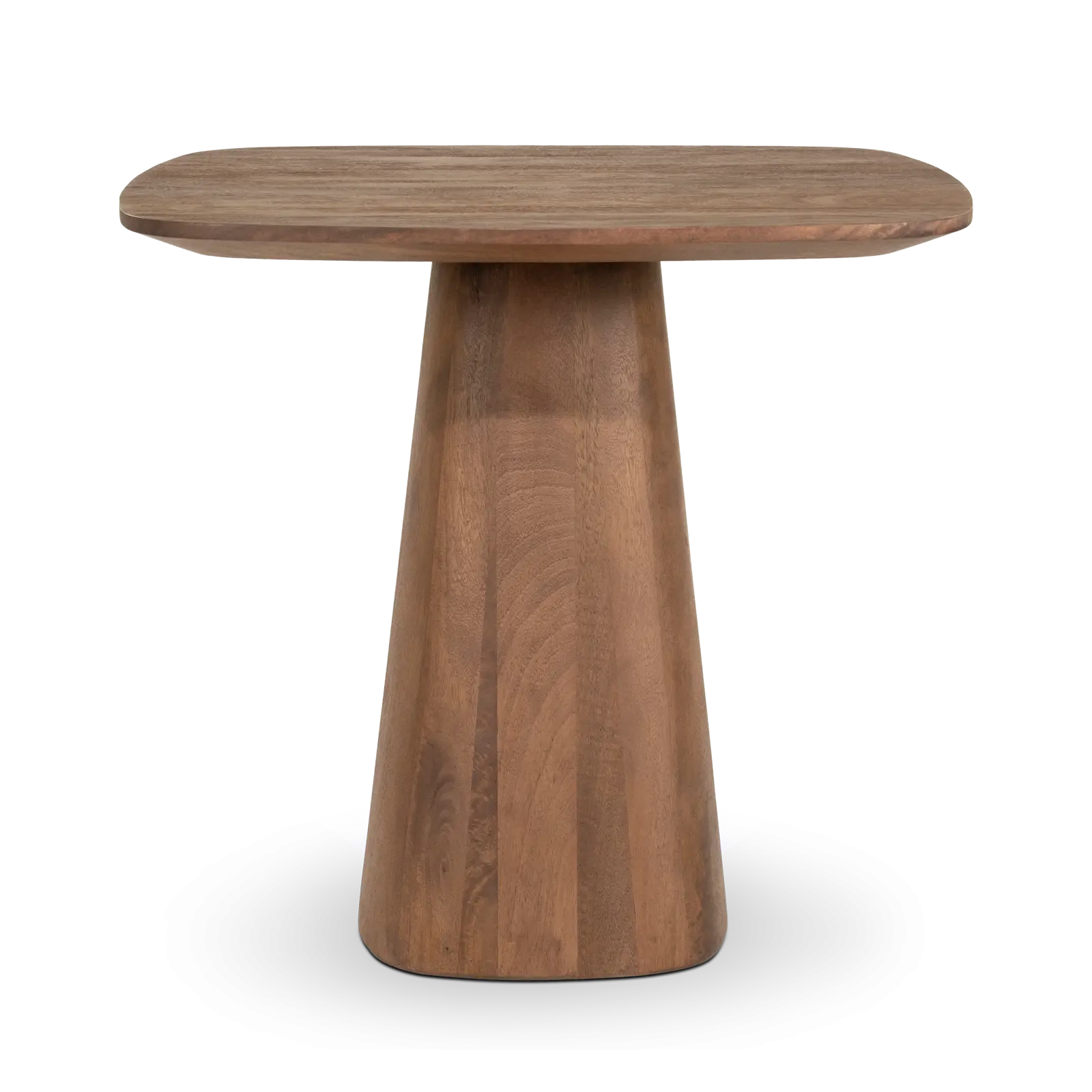 Eettafel Aron - vierkant 80x80 cm - Mangohout Lichtbruin