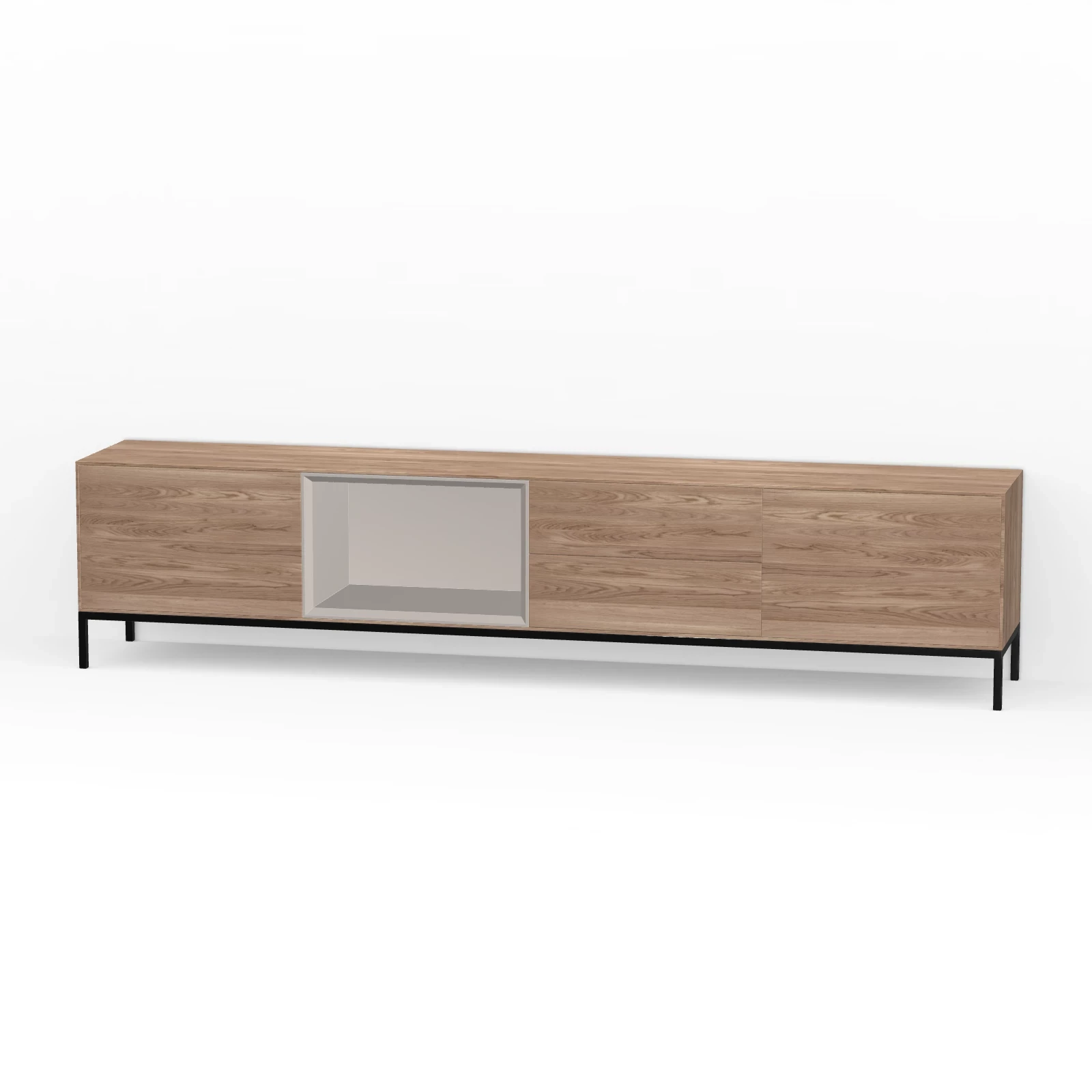 TV Meubel Kiezel 240cm Poot