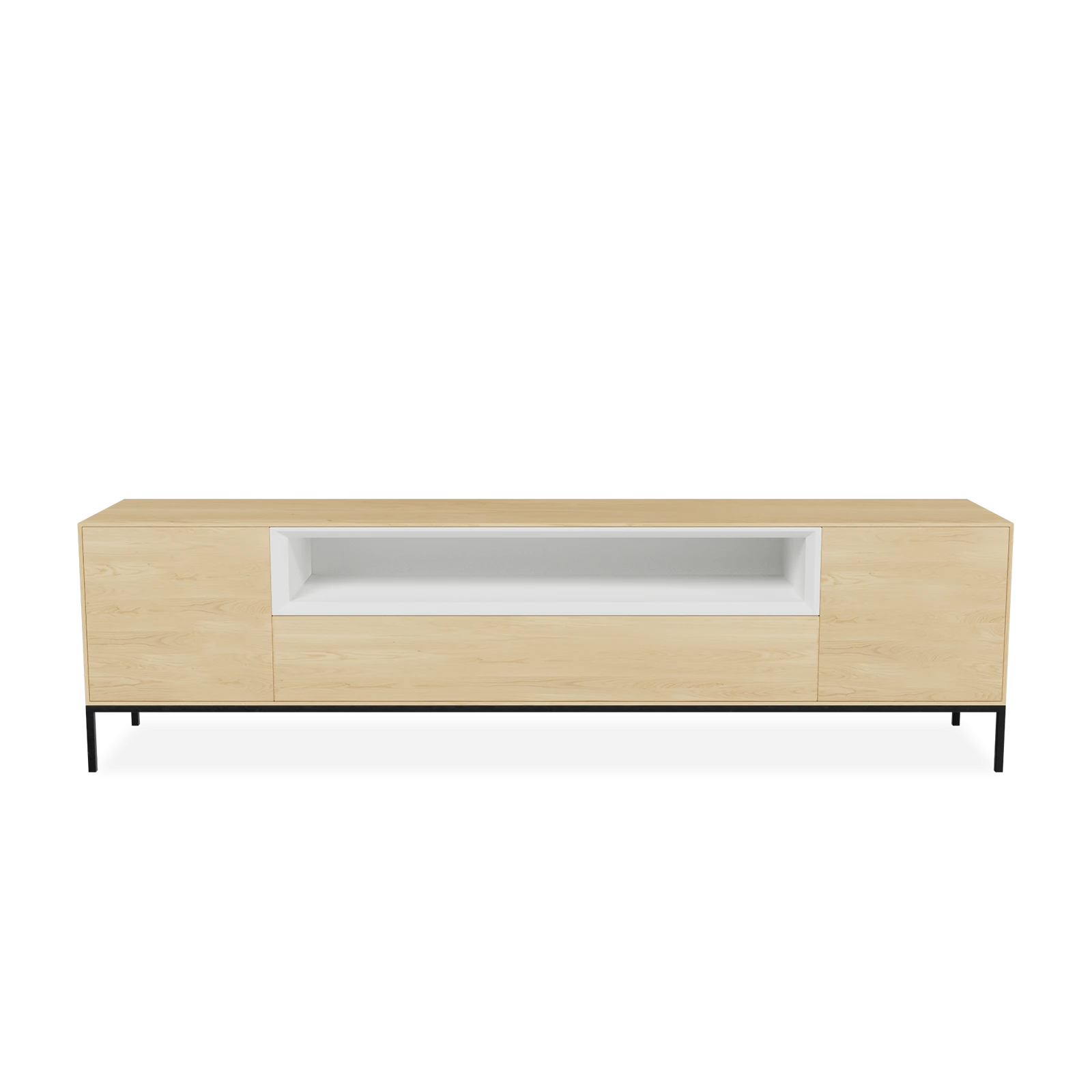 TV Meubel Nature White 200cm Poot