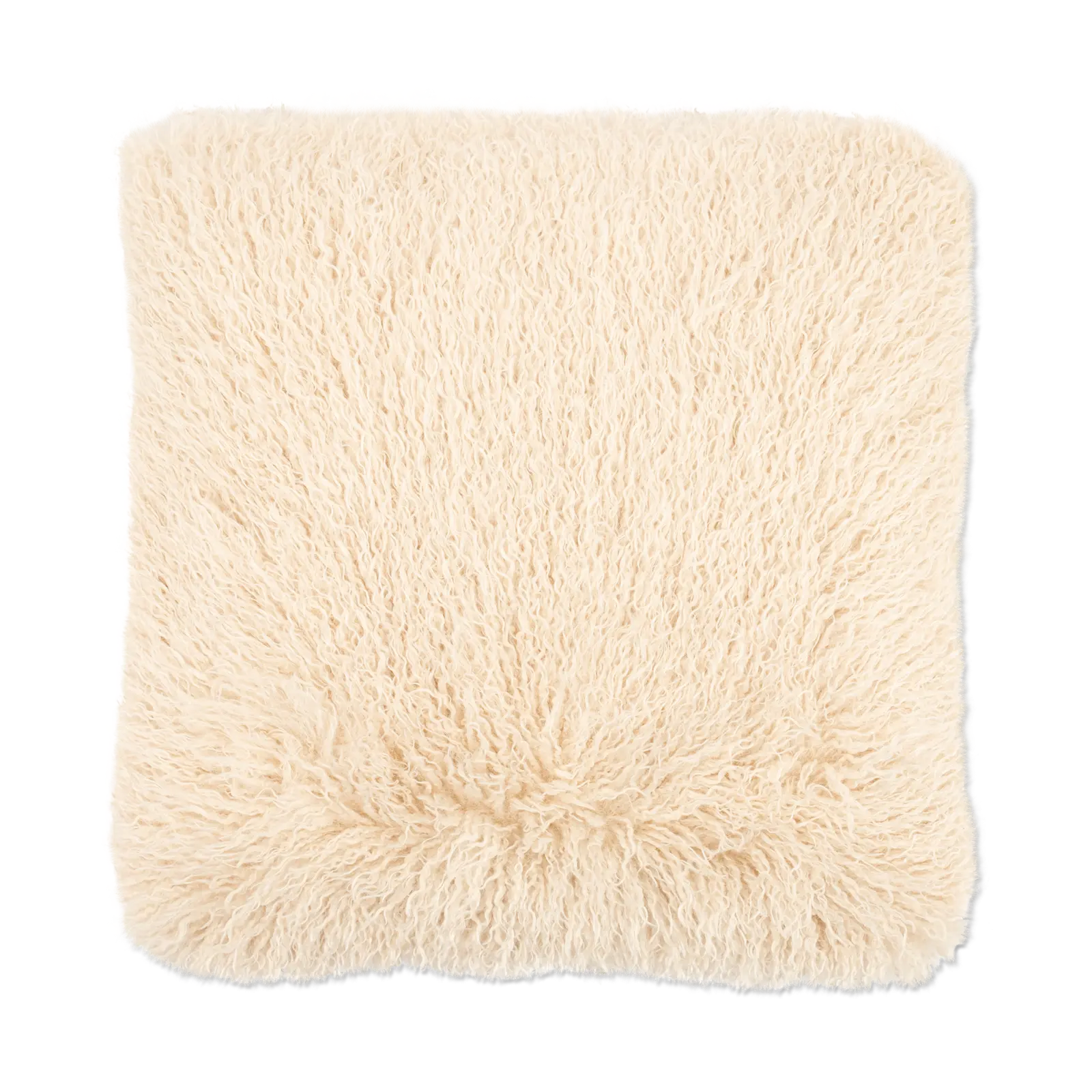 Sierkussen Doodly - 50x50 cm - Fluffy - Beige