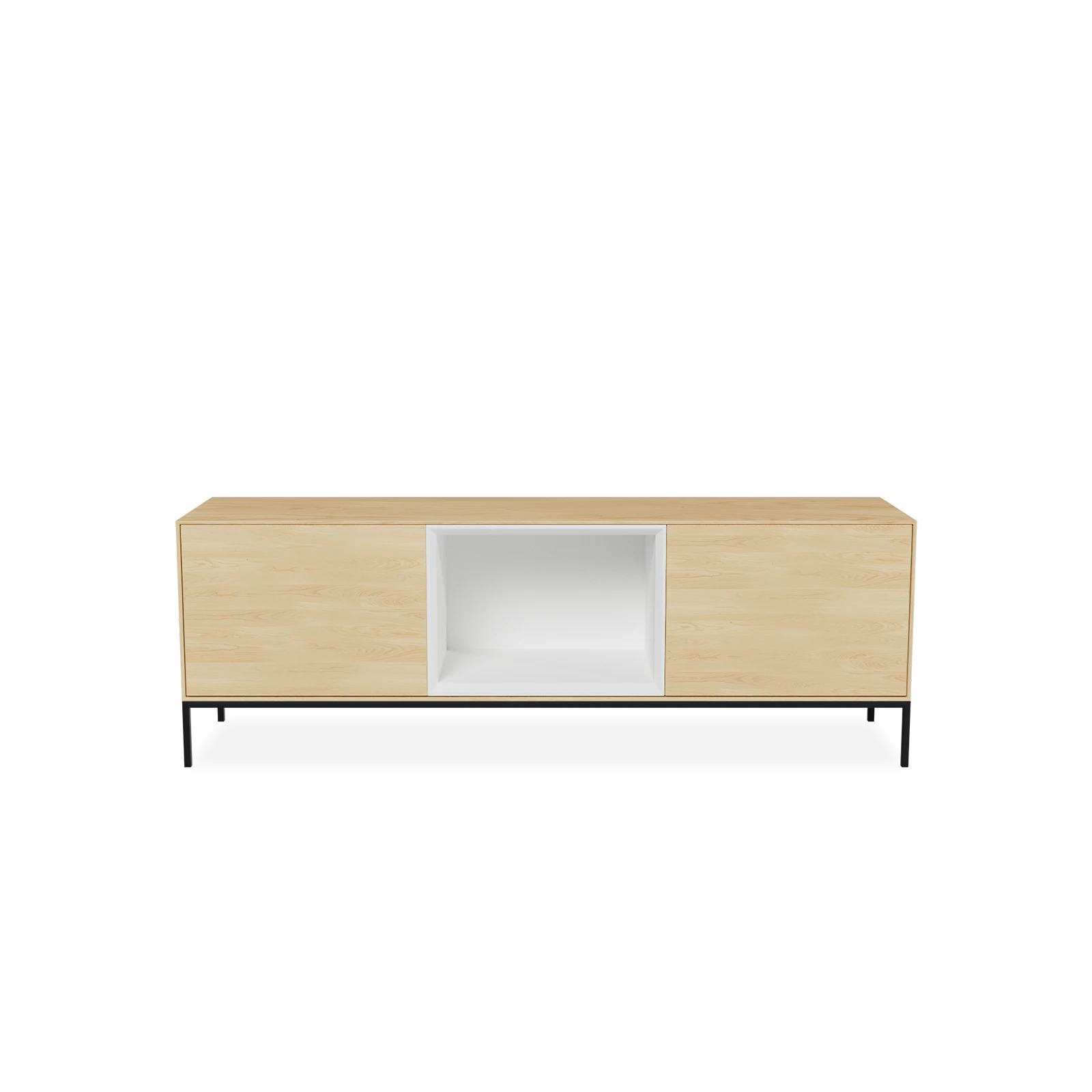 TV Meubel Nature White 160cm Poot