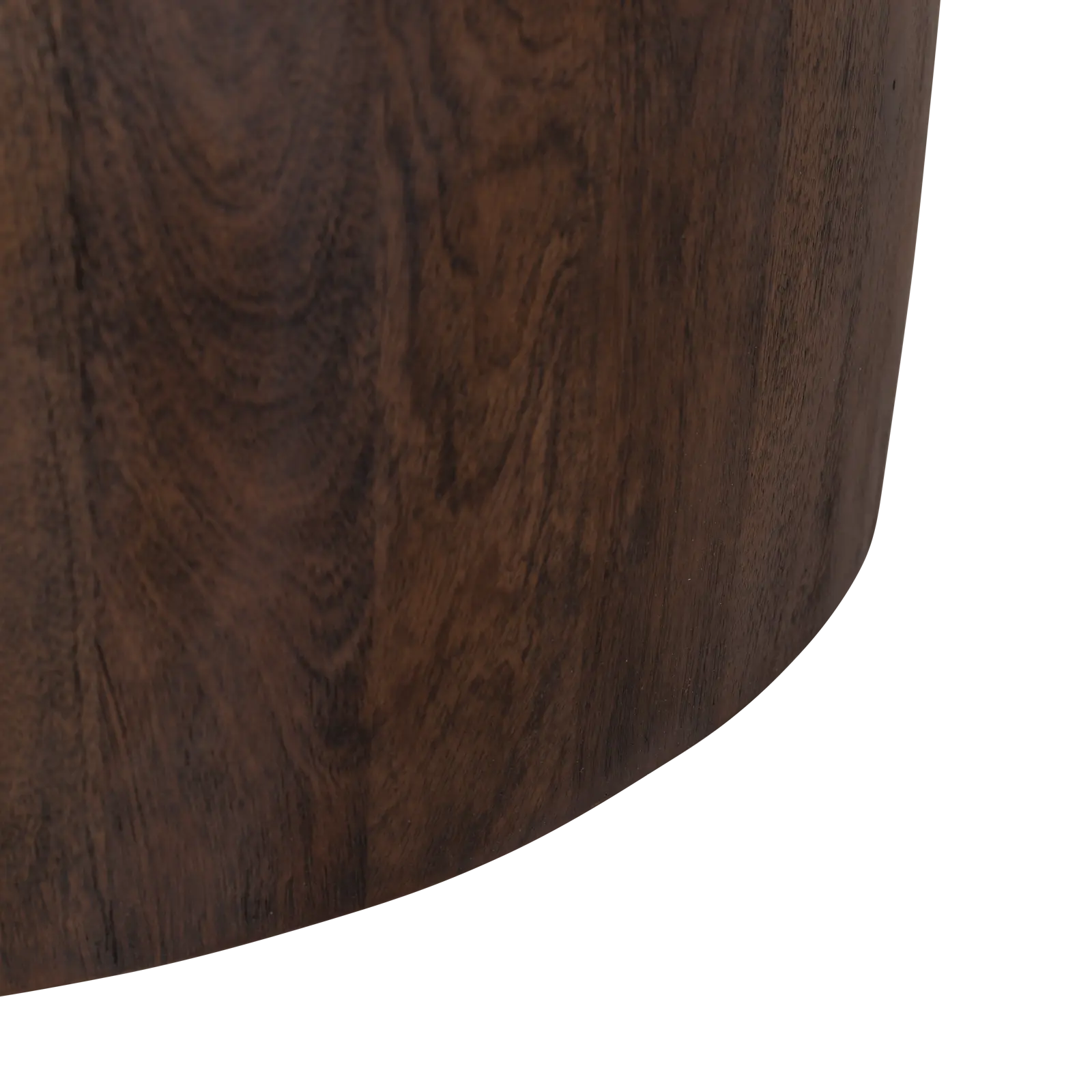 Salontafels set van 2 Bodhi - rond 65/80 cm - Mangohout Cacao Bruin + Marmer