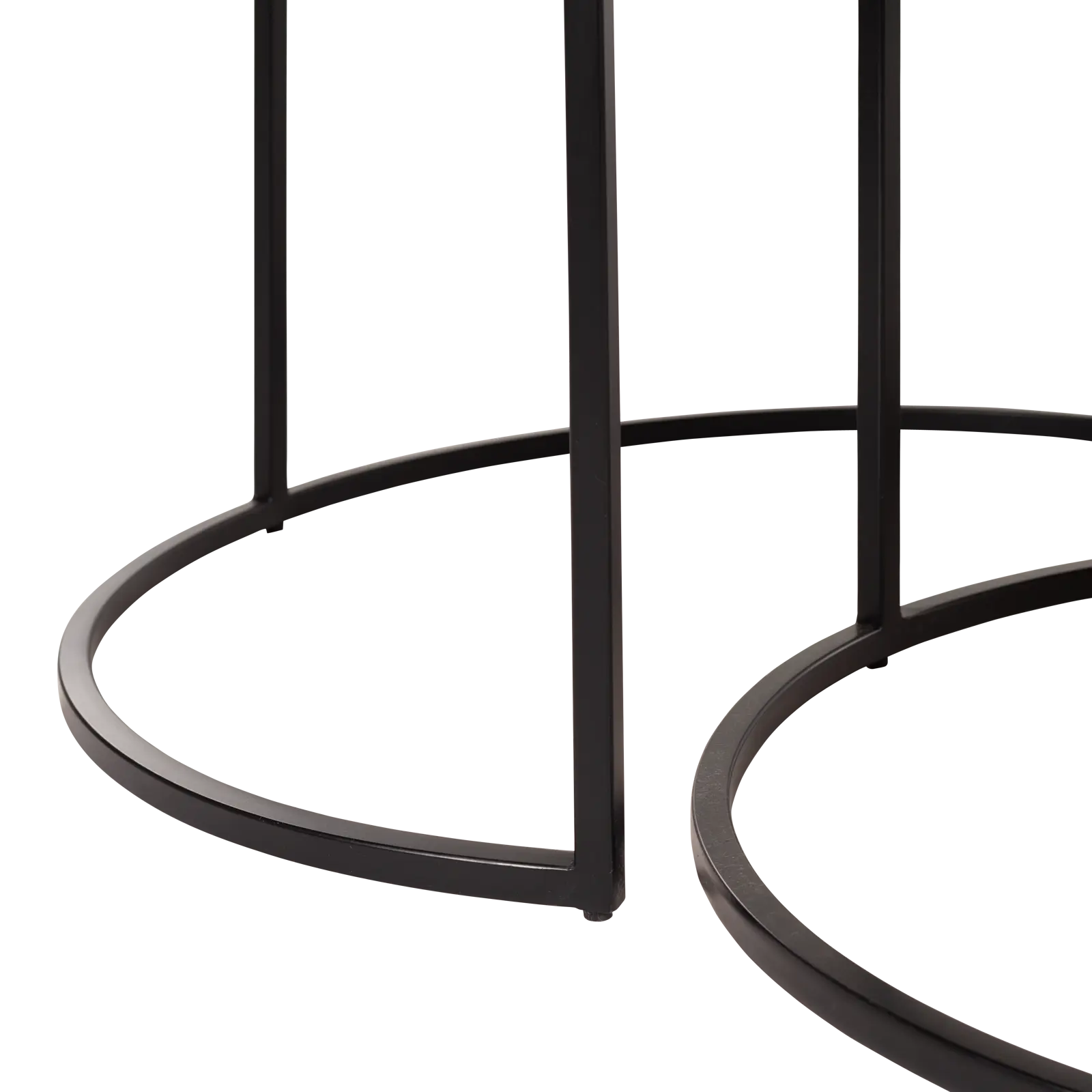 Salontafel Zofia 3 stuks - rond 70/60/50 cm - metaal Vintage Goud
