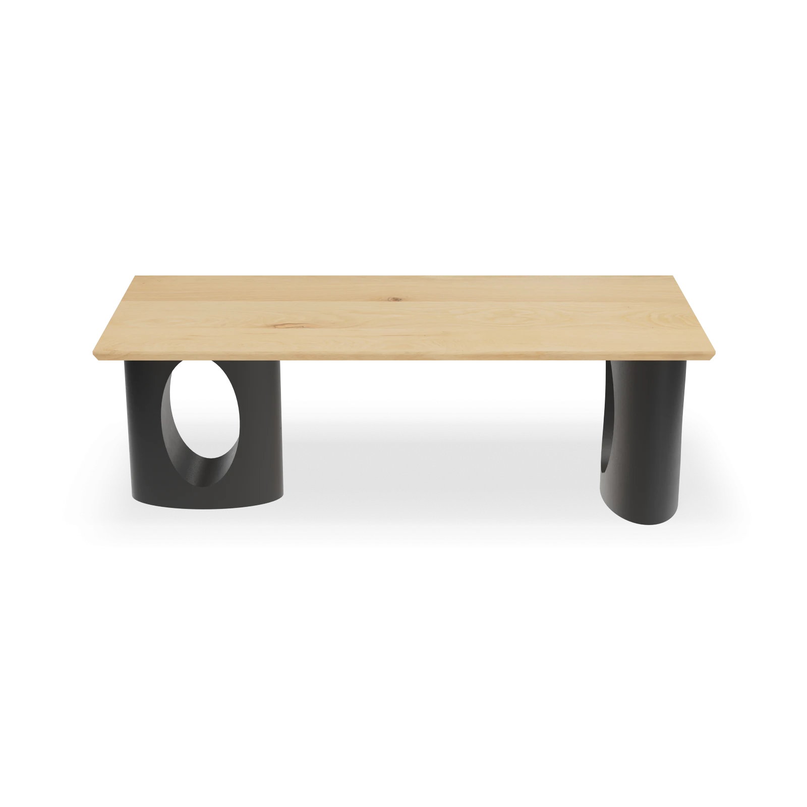 Eettafel Cone - Rechthoek Nature White (220x100cm)