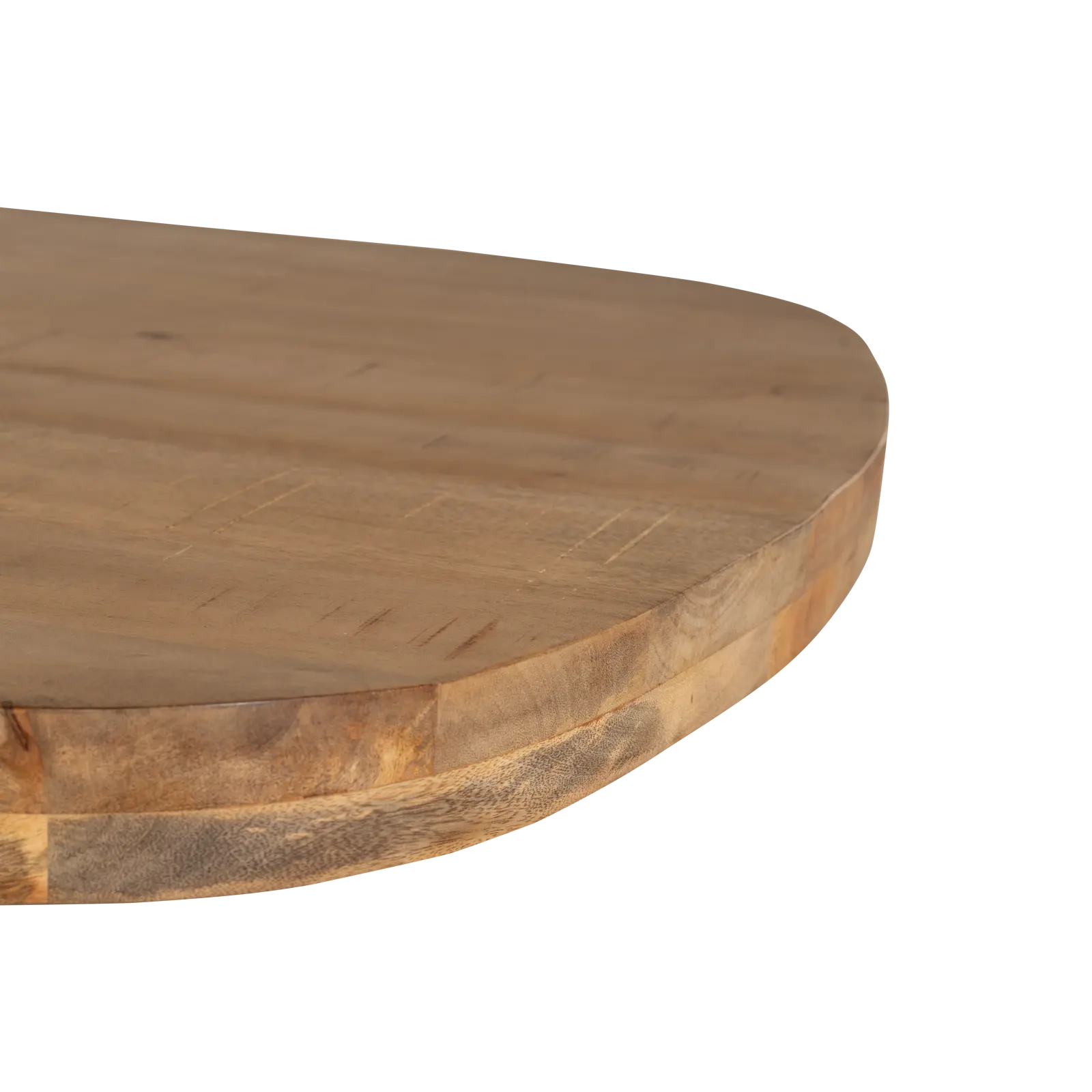 Eettafel Yucca - boat shape 200x100 cm - Mangohout Naturel - sale