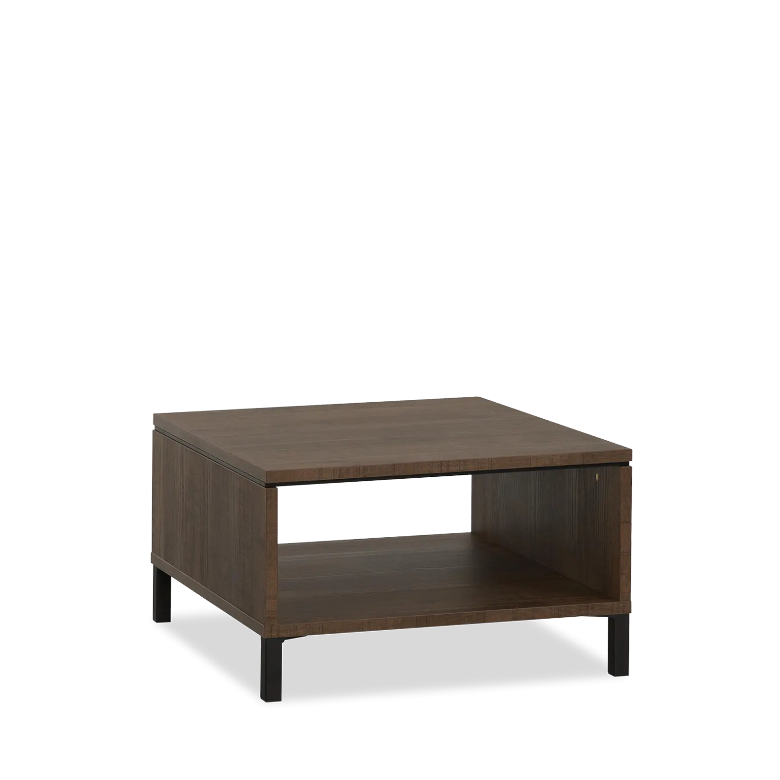 Hoektafel Hudson - vierkant 67x67 cm - LamuluxDark Mango - 1 open vak
